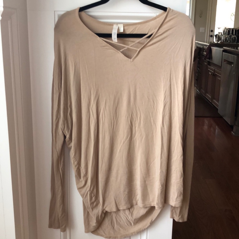 Tan Jolie top
